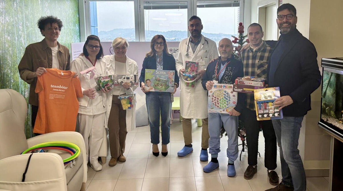 TeamBòta, il Natale non finisce: nuova donazione di giochi ai bimbi in ospedale - 