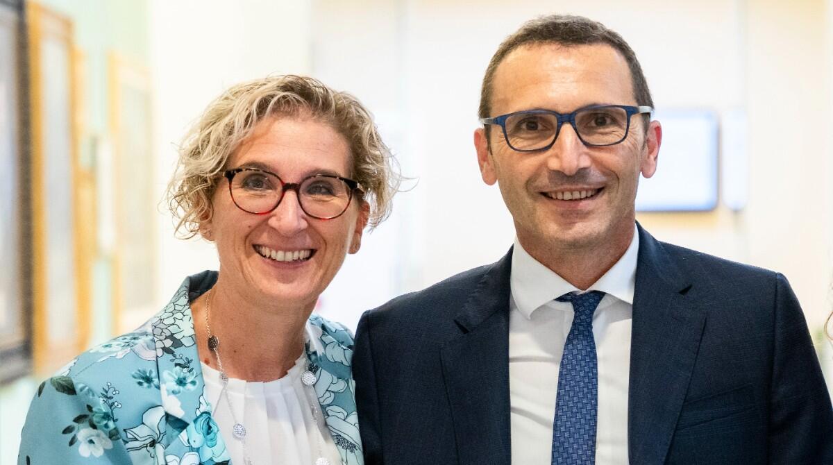 Cassa di Risparmio di Rimini: eletto il nuovo direttore Stefano Bonfè - Stefano Bonfè e Silvia Venturini