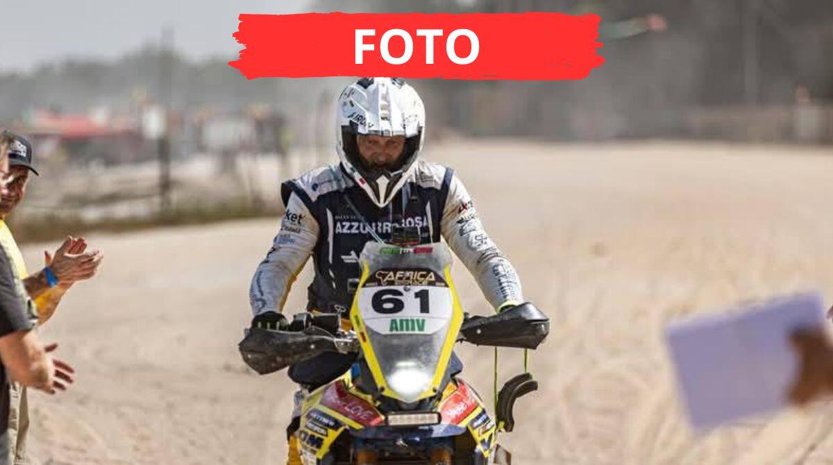Mirco Bettini, il centauro verucchiese racconta l'Africa Eco Race: "Le dune della Mauritania, terribili" - Mirco Bettini durante l'Africa Eco Race 2025