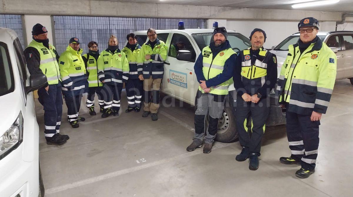 Attività di monitoraggio del fiume Conca con i volontari del G.I.V. di Protezione Civile -