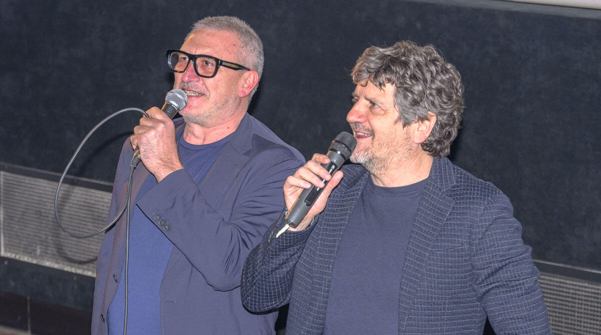 Fabio de Luigi e Valentina Lodovini a Riccione per presentare "10 giorni con i suoi" -