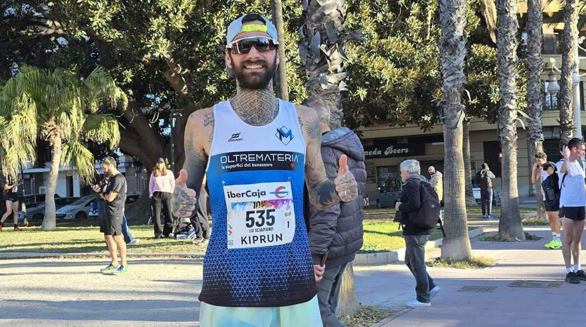 Zanni del Team Misano Podismo brilla alla 10 km di Valencia - Zanni dopo la gara di Valencia