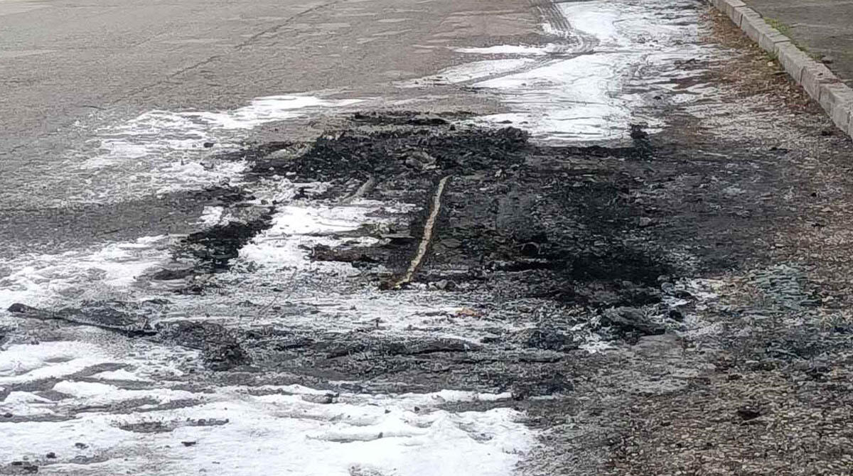 Muore carbonizzato nell'auto in fiamme, tragedia a San Clemente - PH BALLANTE