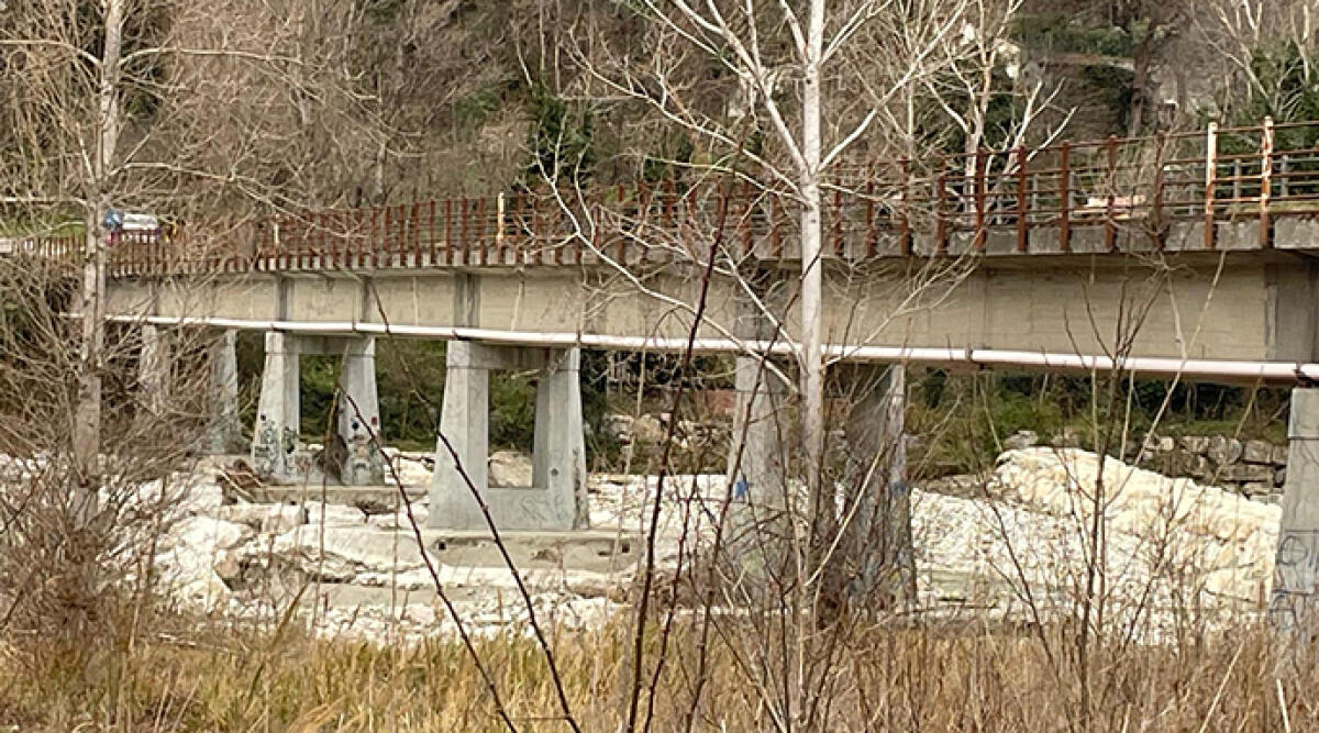 Demolizione e ricostruzione del ponte tra Novafeltria e Maiolo: al via i lavori finanziati dal Pnrr - Il ponte che collega Novafeltria con Maiolo