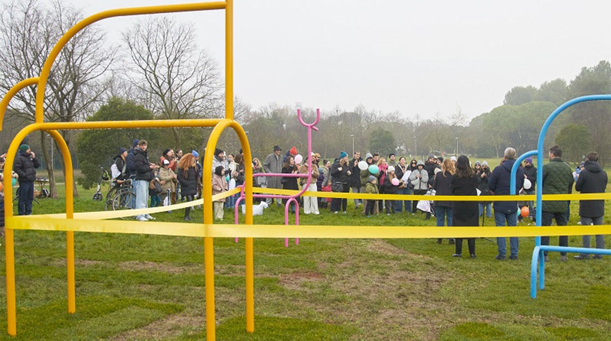 Gruppo Teddy regala al parco Giovanni Paolo II un'opera dell'artista Luca Boscardin - 