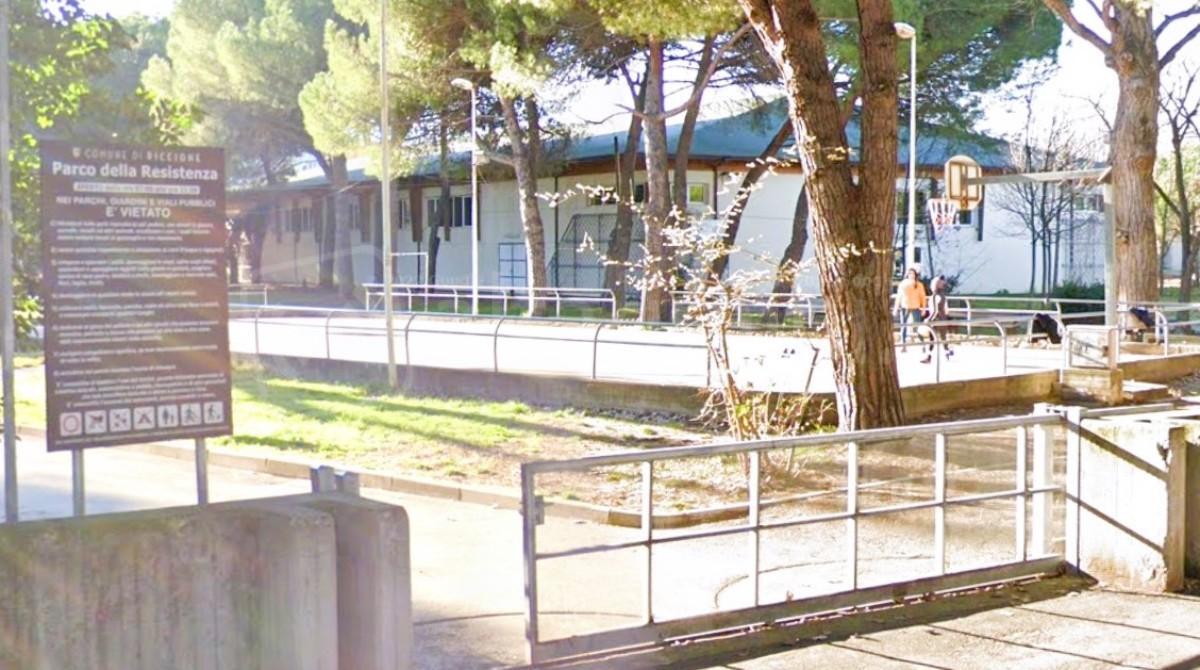 Riccione: al via i lavori nel Parco della Resistenza - Piastra polivalente del Parco