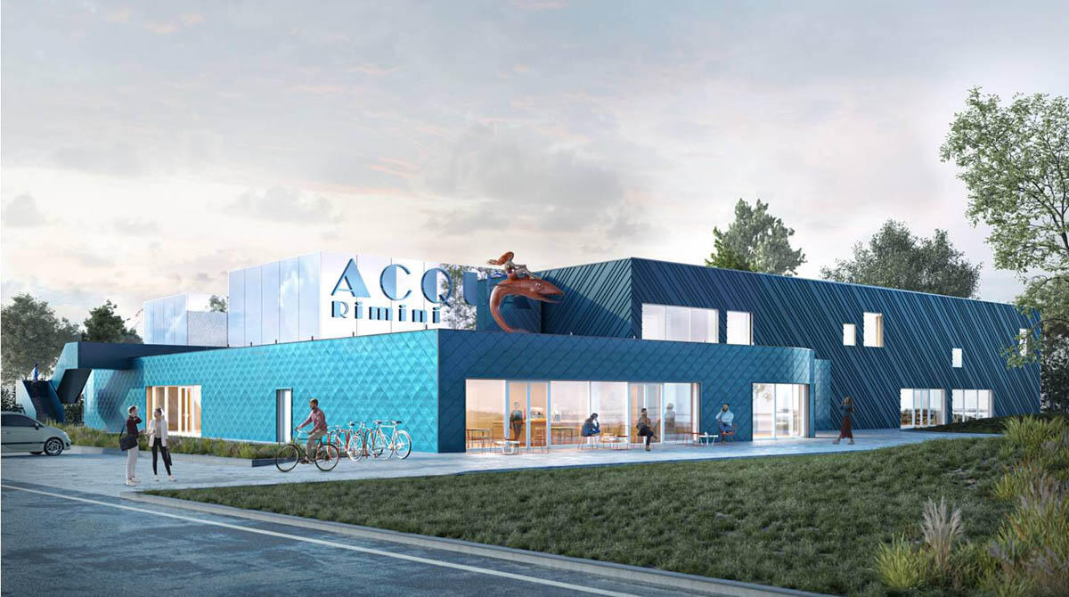 Parola d'ordine: sport. Nel 2025 Rimini investe sullo sviluppo e riqualificazione dell'edilizia sportiva - Rendering della nuova piscina di Viserba