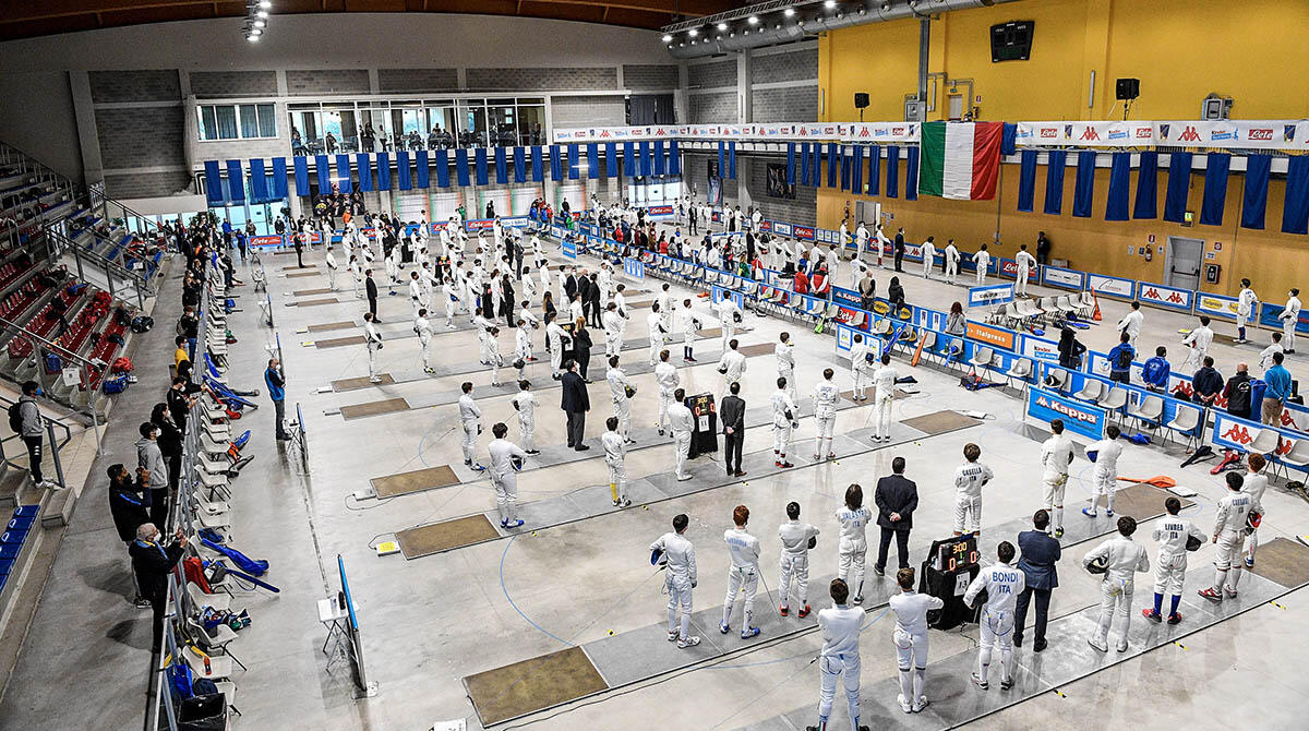 Riccione punta al futuro: al via il nuovo Centro tecnico federale della scherma - .Riccione, 15 ottobre 2021
Gran Premio Giovanissimi- Kinder Joy of Moving
7a giornata
Foto Augusto Bizzi
