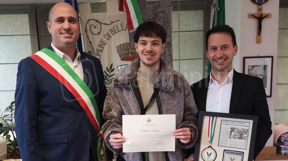 Da Bellaria Matteo Urbinati sul podio della Champions Barber Cup -