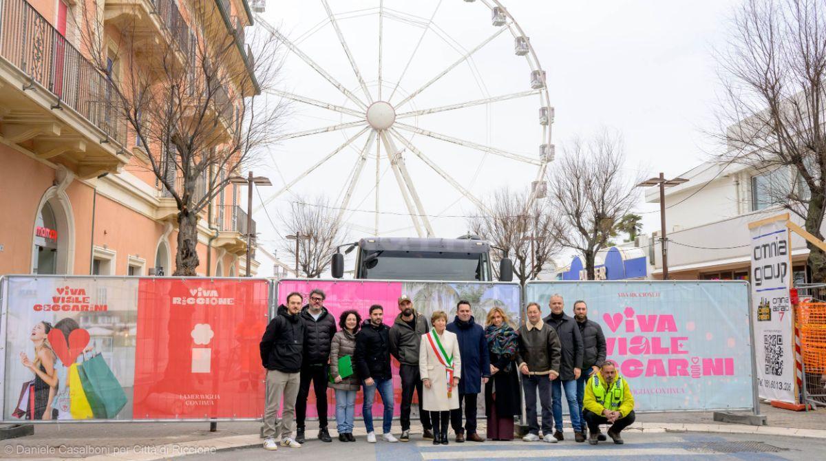 Riccione: inaugurati i cantieri del nuovo viale Ceccarini e del Lungomare del Sole - Ph Casalboni