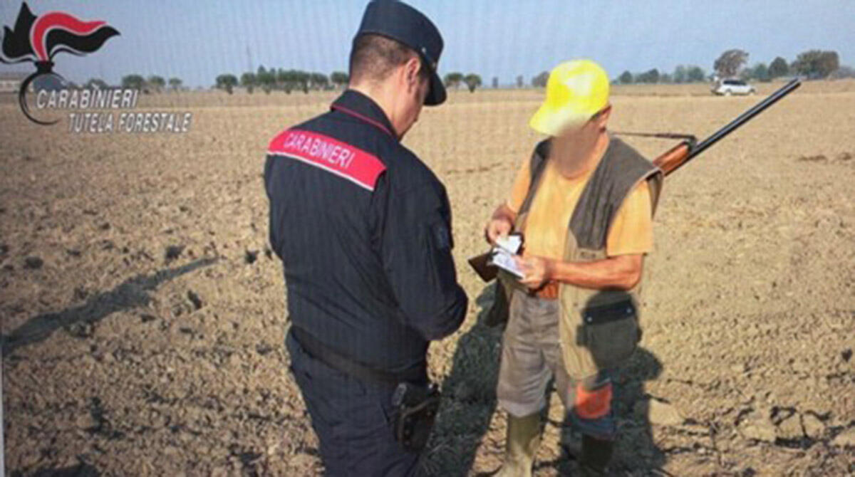 Caccia sotto controllo: i Carabinieri Forestali sanzionano oltre 4000 euro di infrazioni - Controlli Carabinieri Forestali Emilia Romagna