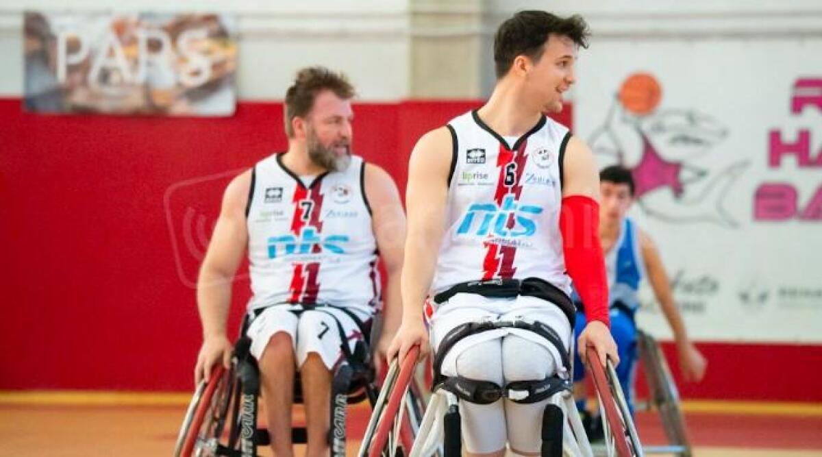 Basket in carrozzina B, per NTS Informatica una prova di carattere: battuta D Junior Team Sassari (73-59) -
