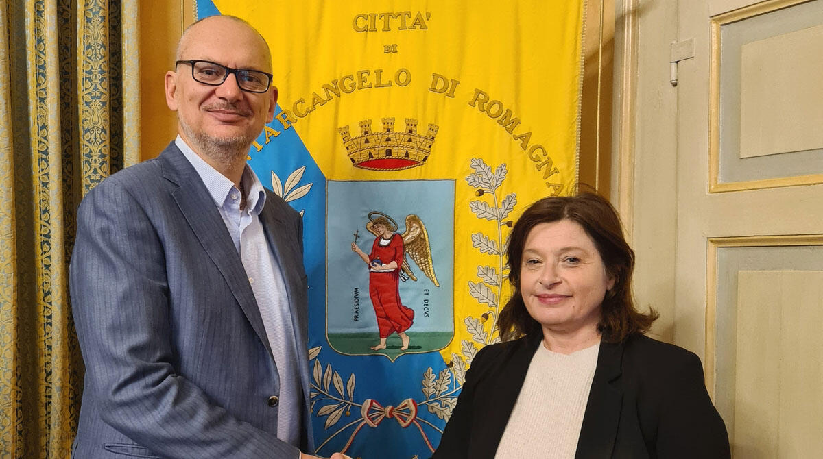 La Consulta dello Sport di Santarcangelo ha un nuovo presidente: Daniele Zavatta - Daniele Zavatta e Angela Garattoni