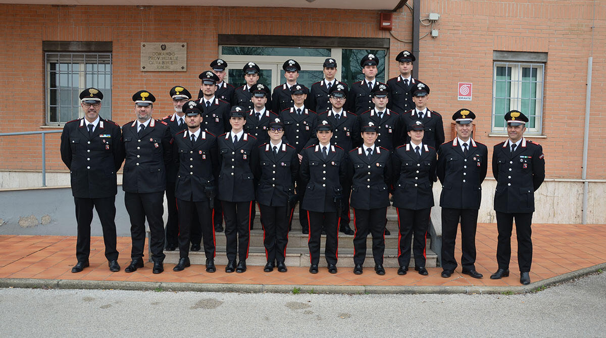 Si chiude il 143° corso Carabinieri: 15 nuovi militari assegnati al Comando di Rimini - 