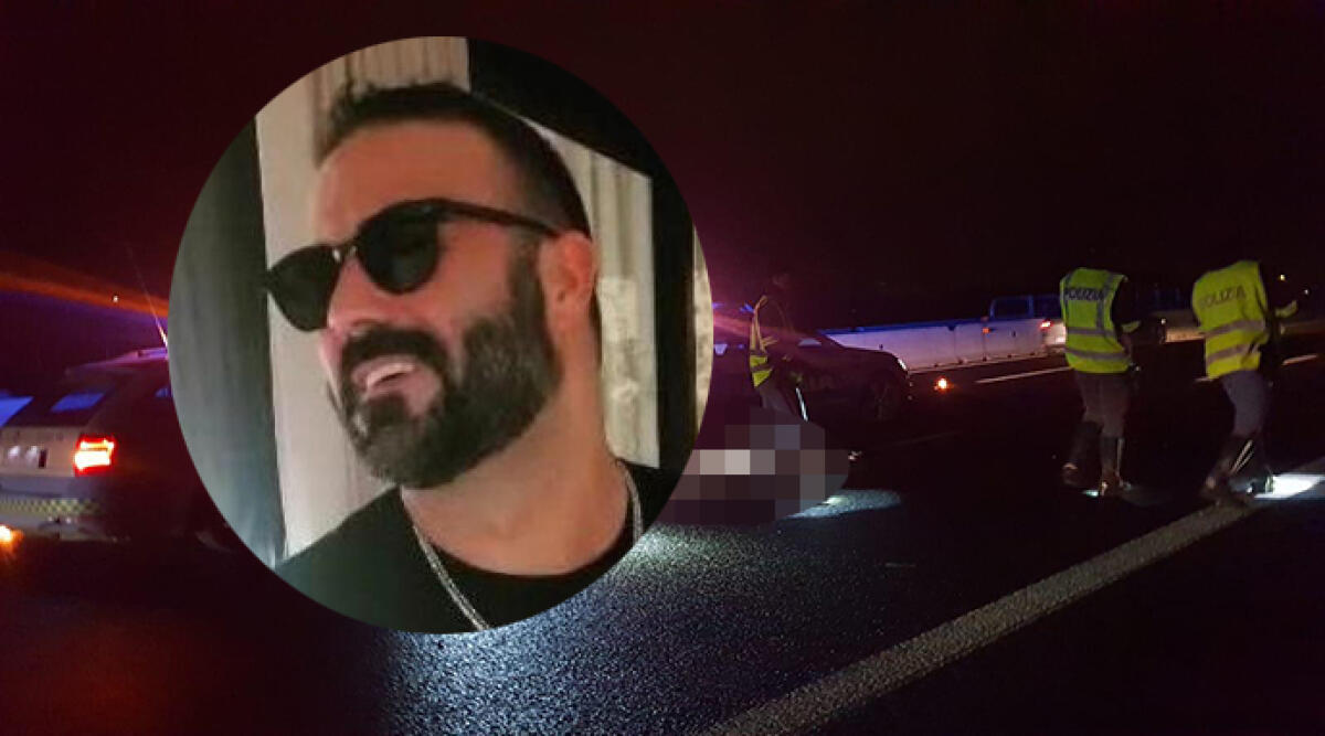 Si chiamava Davide Cesarini, 48 anni, l'uomo investito e ucciso da un camion sull'A14 - Il luogo dell'incidente, nella foto Davide Cesarini