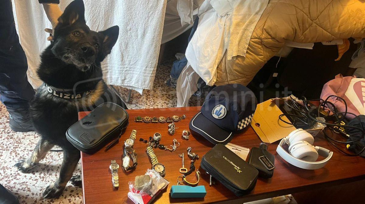 Riccione, controlli su droghe e criminalità: sequestrati hashish e preziosi in hotel abbandonato - 