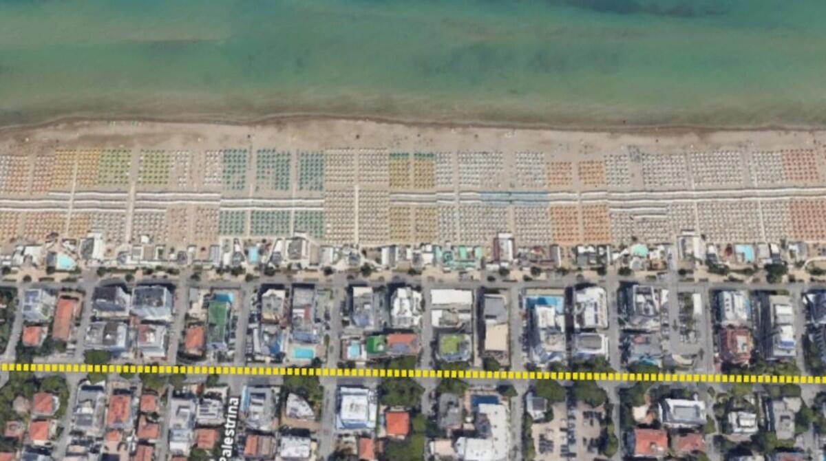 Riccione: a marzo i lavori su viale D'Annunzio per la costruzione di nuovi marciapiedi - Viale D'Annunzio, Riccione