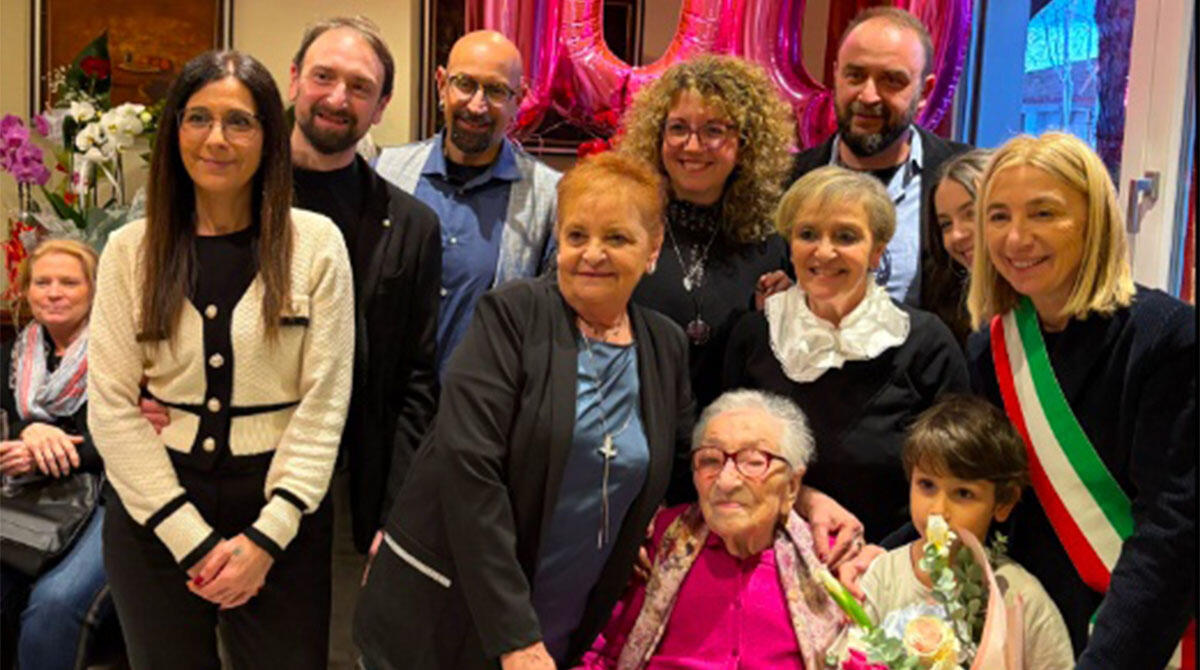 Nonna Maria compie 101 anni, gli auguri della sindaca -