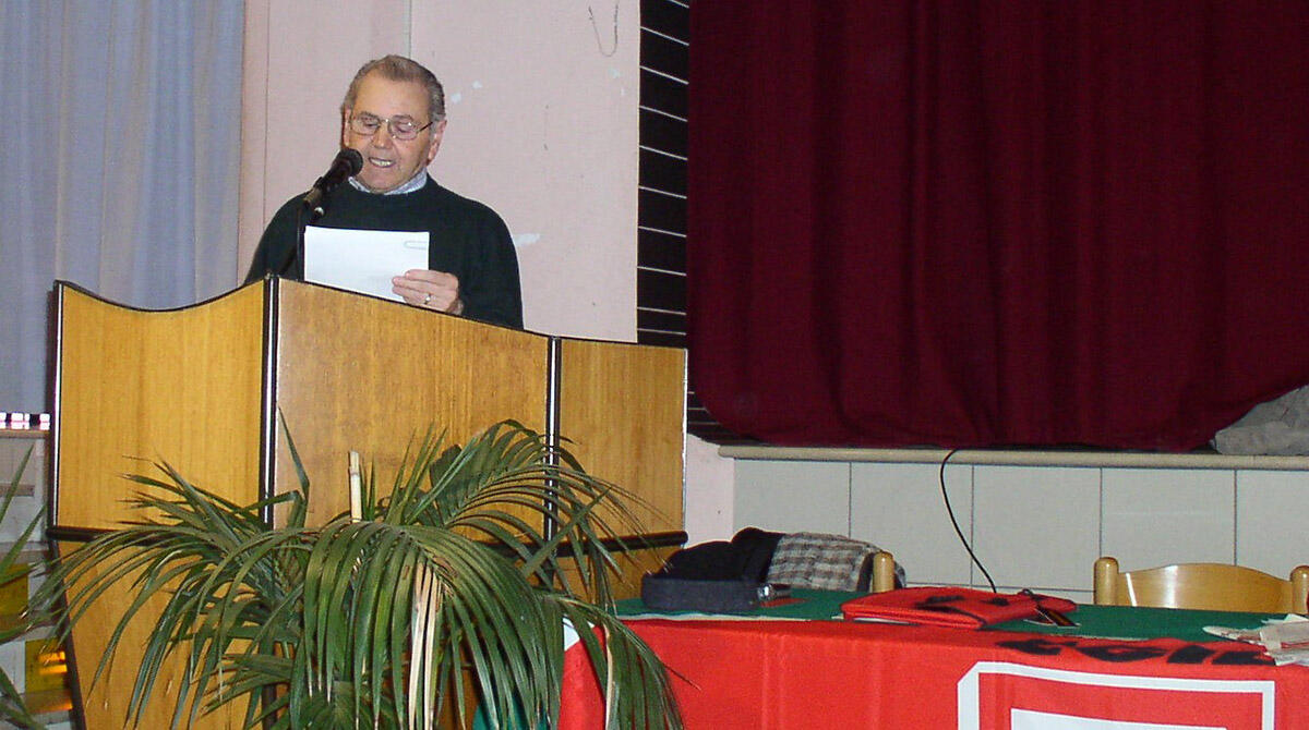Addio a Giorgio Bernabé, instancabile volontario e figura storica del sindacato riminese - Giorgio Bernabé nel 2006