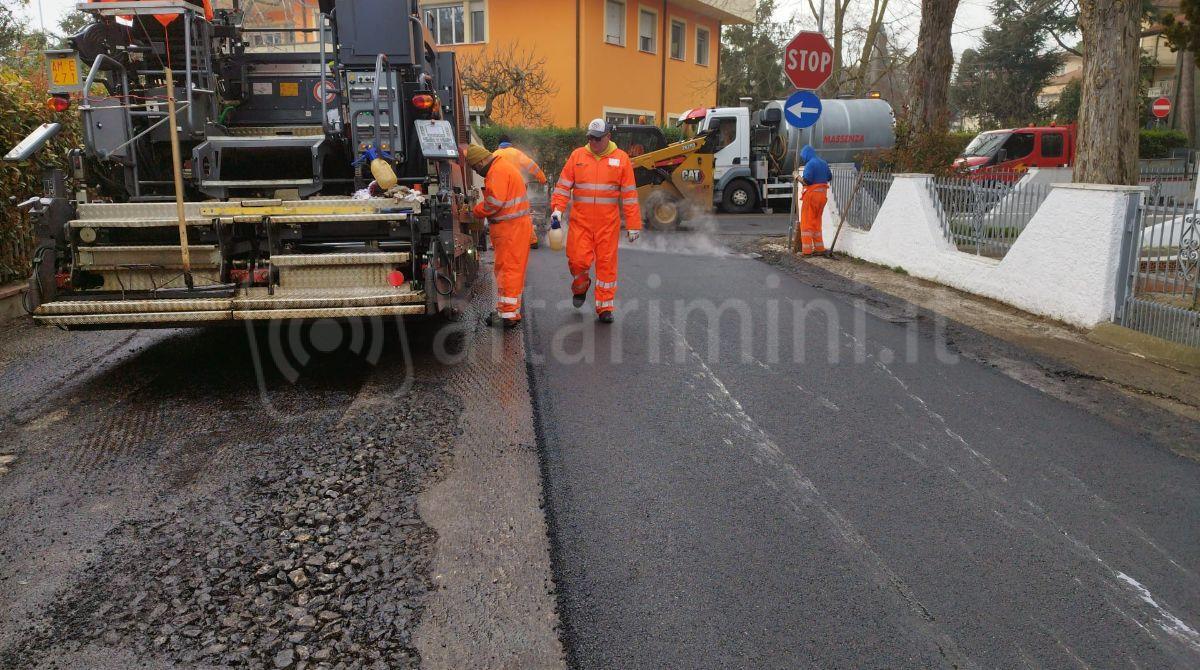 Riccione: rinnovo della rete idrica e rifacimento asfalti nel quartiere San Lorenzo - 