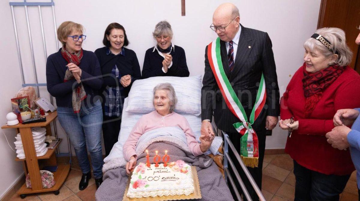 Montescudo-Monte Colombo celebra Ada Nogaris, 100 anni tra difficoltà ed amore -