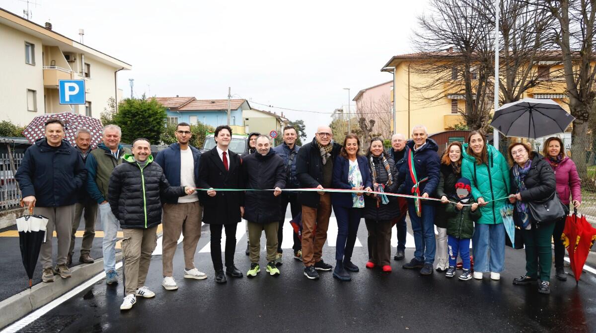 Torre Pedrera: inaugurato il nuovo tratto di viale Porto Bardia - Inaugurazione Viale Porto Bardia Torre Pedrera