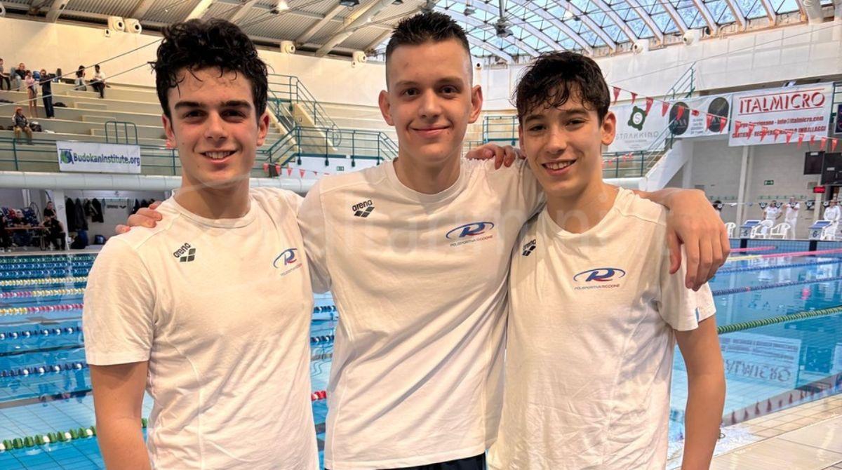 Polisportiva Riccione trionfa al Campionato Regionale di Fondo Indoor: 2 ori e un argento - Lorenzo Grossi, Cristian Piccininni, Federico Ferraro