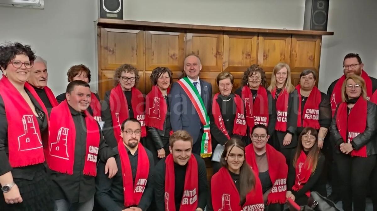 Domenica 16 marzo la corale di Casteldelci si è esibita a Verucchio -