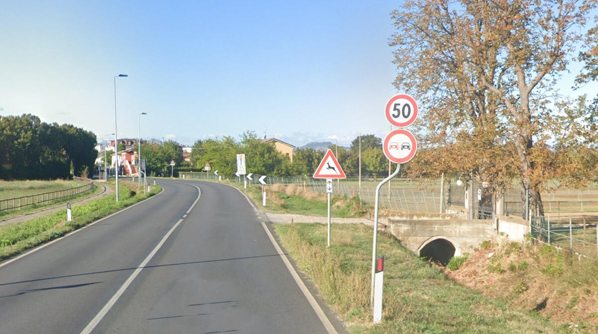 La strada Marecchiese è stata riaperta ieri sera alle ore 23:20 - Tratto della strada Marecchiese