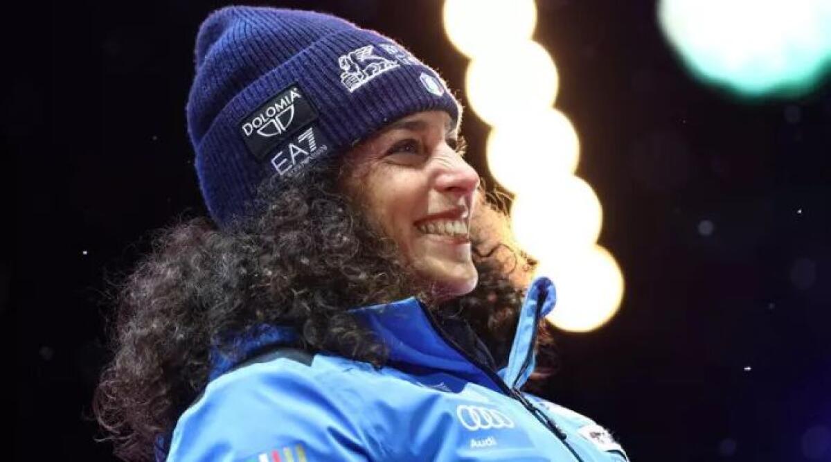Federica Brignone vince la Coppa del Mondo di sci alpino - Ph Ansa