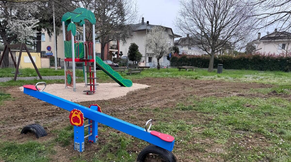 Continua la riqualificazione dei parchi a Riccione: rinnovata la Lomellina - Giardino della Lomellina Riccione