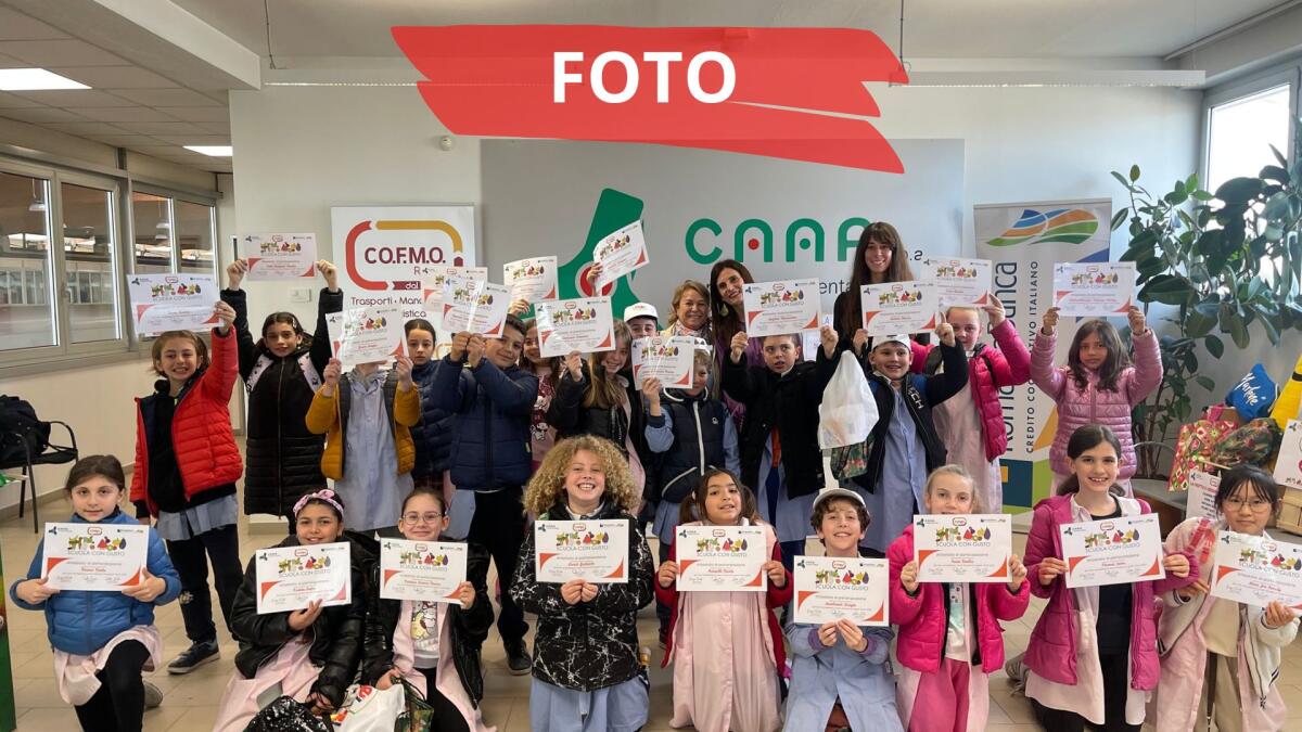 Oltre 160 bambini a lezione di sana alimentazione al Centro Agro Alimentare Riminese -
