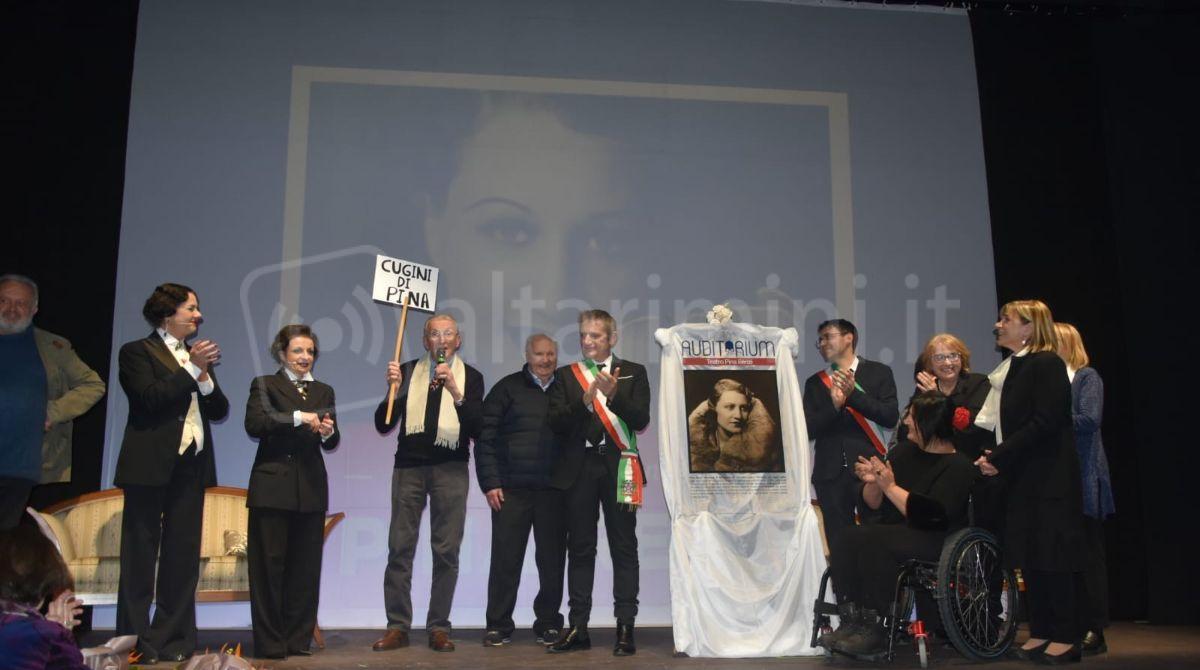 Morciano celebra Pina Renzi: il Teatro-Auditorium intitolato alla grande artista - Foto Francesco Zigrino
