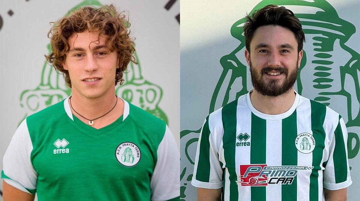 Girone D Promozione: Fratta Terme, poker al Diegaro e vetta della classifica - Da sinistra Luca Andreoli e Fabio Spadaro