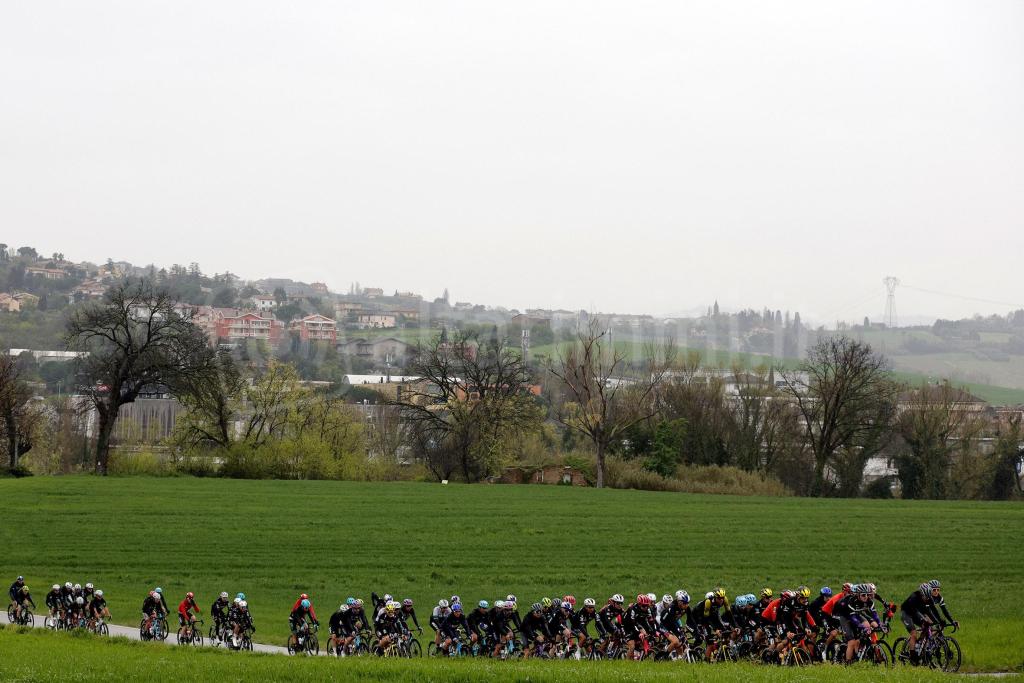 Settimana Internazionale Coppi e Bartali 2025 – 40th Edition – 3rd stage Riccione – Cesena 142,1km – 27/03/2025 – Scenery – Peloton – photo Massimo Fulgenzi/SprintCyclingAgency©2025