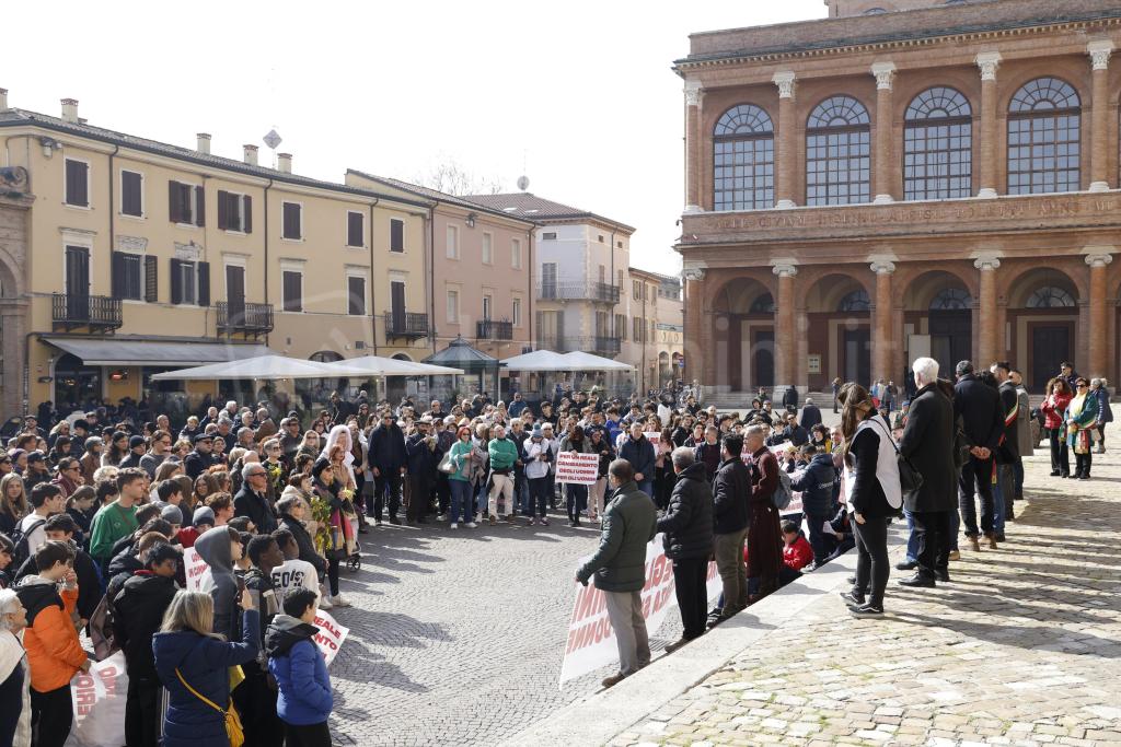 RIMINI 08-03-2025 camminata degli uomini contro la violenza sulle donne ©Claudio Zamagni/
