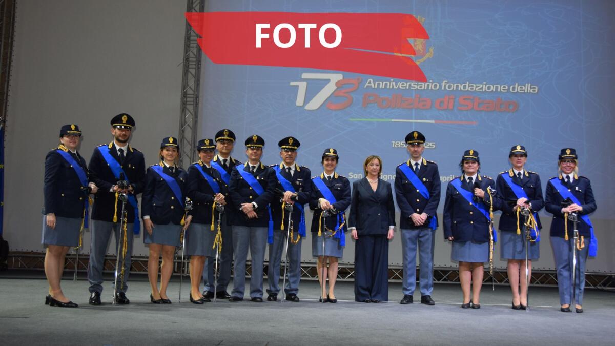 La Polizia di Rimini festeggia il 173° anniversario di fondazione, grande celebrazione a San Patrignano -