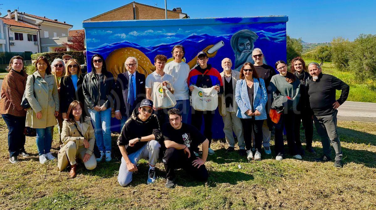 Giovani artisti trasformano le cabine elettriche in opere d'arte a Coriano - La cabina di Via Fleming