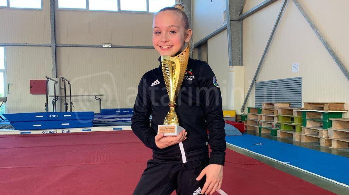 Ginnastica artistica, doppio successo riccionese: Caltagirone domina, Aiello brilla in Bundesliga - Sofia Caltagirone
