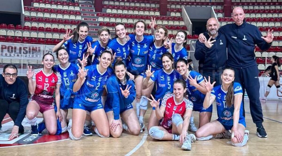 Volley B1 femminile, Lasersoft: a Teramo la decima vittoria di fila (3-1) -