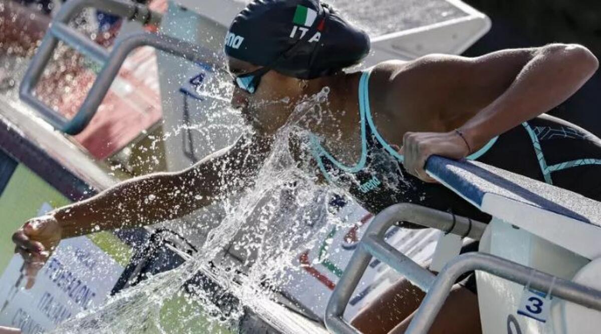 Riccione: Sara Curtis cancella il record di Federica Pellegrini nei 100 stile libero - Ph Ansa