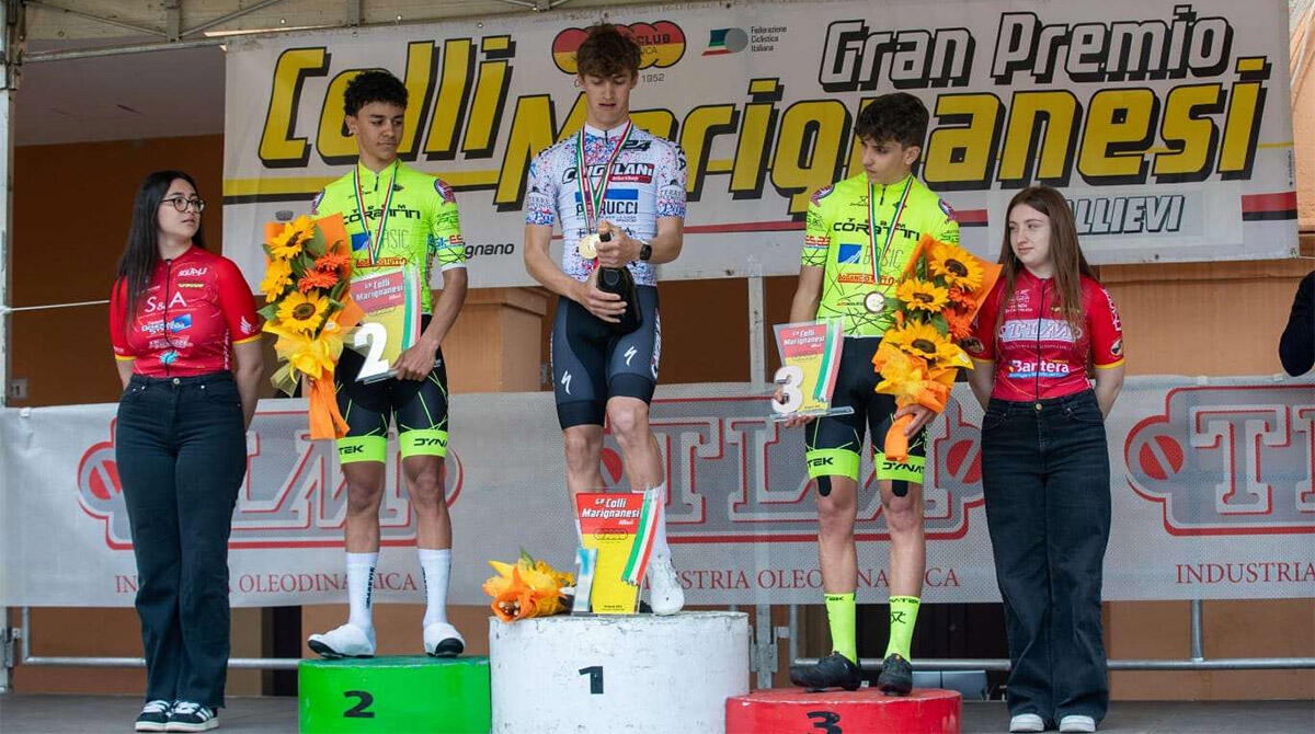 Cingolani, tris da campione: spettacolo al Gp Colli Marignanesi -
