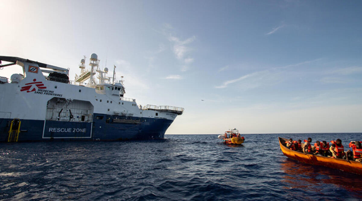 A Ravenna la Life Support con 82 naufraghi soccorsi nel Mediterraneo - Archivio, foto Ansa