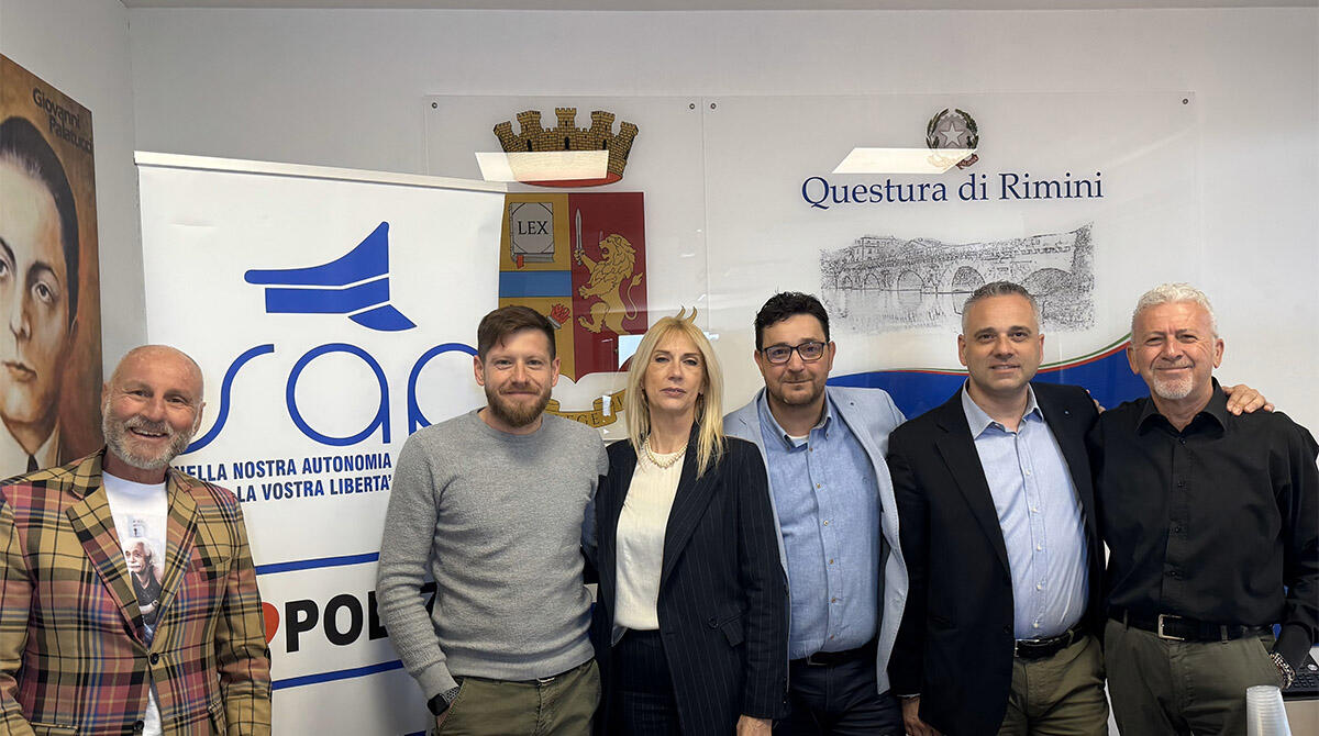 Salvatore Giglia confermato alla guida del Sap di Rimini -