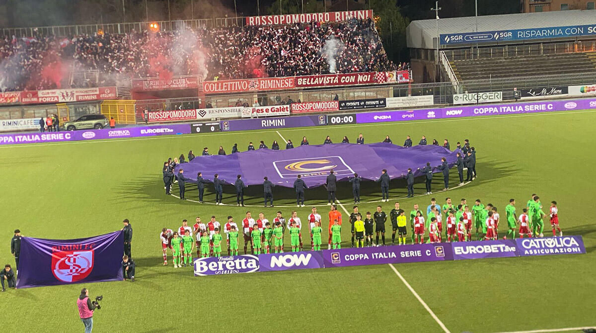 Rimini campione: pari con la Giana Erminio (0-0) e Coppa Italia in bacheca, la felicità del Neri - 