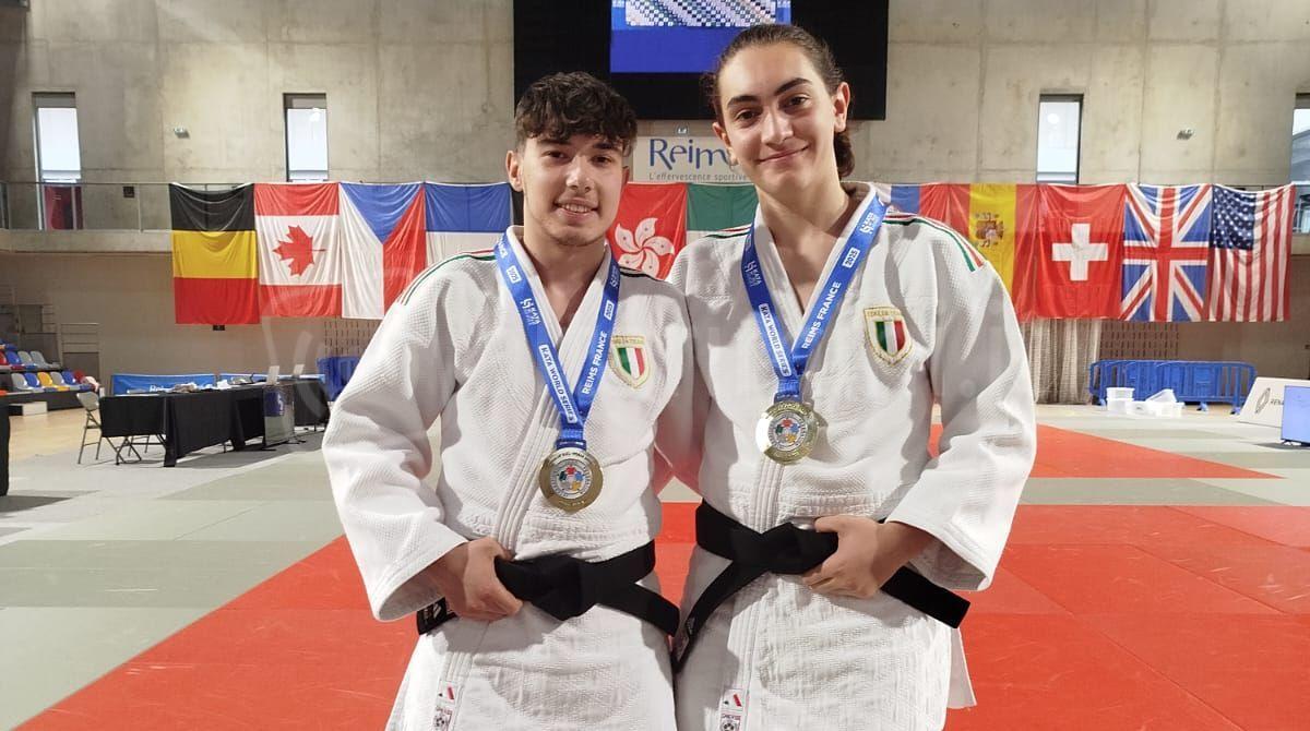 Filippo Marzaloni di Riccione conquista l'oro al Kata World Series a Reims insieme a Nicola Bellosi - Filippo Marzaloni e Nicola Bellosi