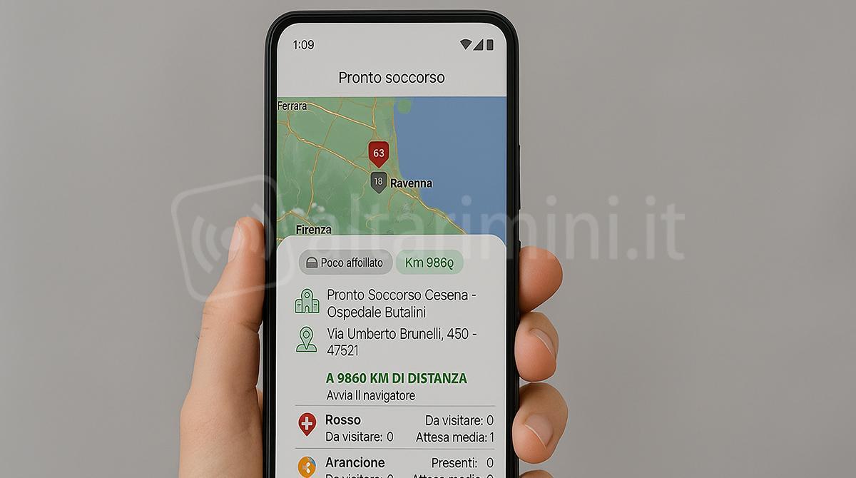 Pronto Soccorso e Cau a portata di App: tempi d'attesa e numero pazienti consultabili su smartphone - App Pronto Soccorso Romagna
