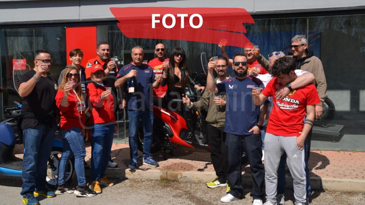 Pesaro in moto: festa Honda tra test ride e bollicine - PH BALLANTE