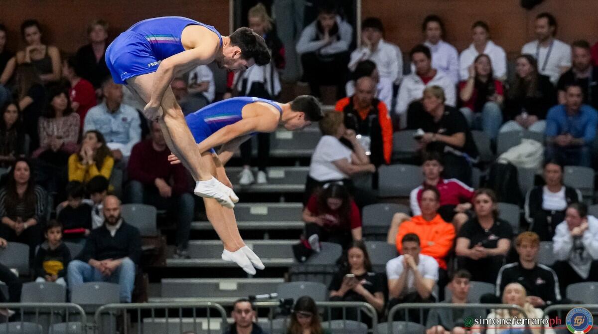 Riccione: mostre, sport e tradizioni. Gli eventi del weekend - Samuele Patisso e Marco Lavino. Foto di Simone Ferraro Federginnastica