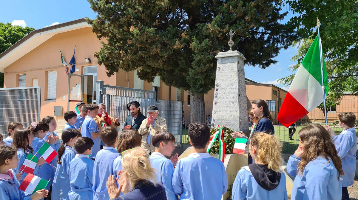 Liberazione a Sant'Ermete: inaugurato il monumento ai caduti - Monumento ai Caduti, Sant'Ermete